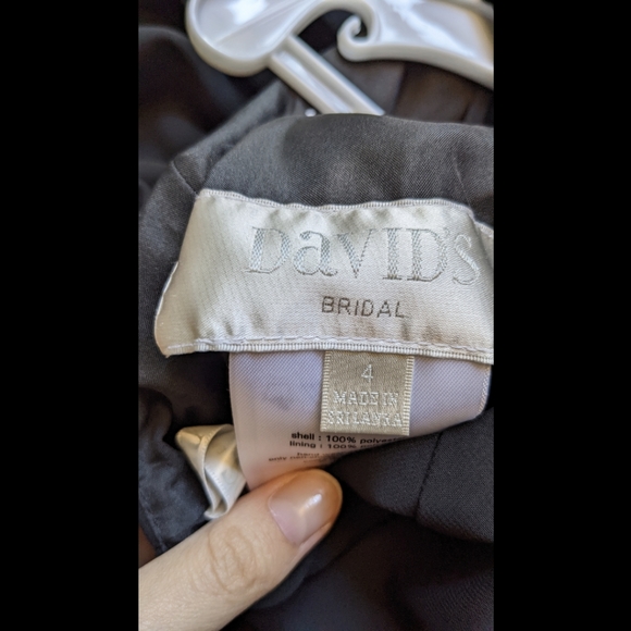 🔥NEW Black One-Shoulder Chiffon Dress with Cascade 😻 - Picture 5 of 5